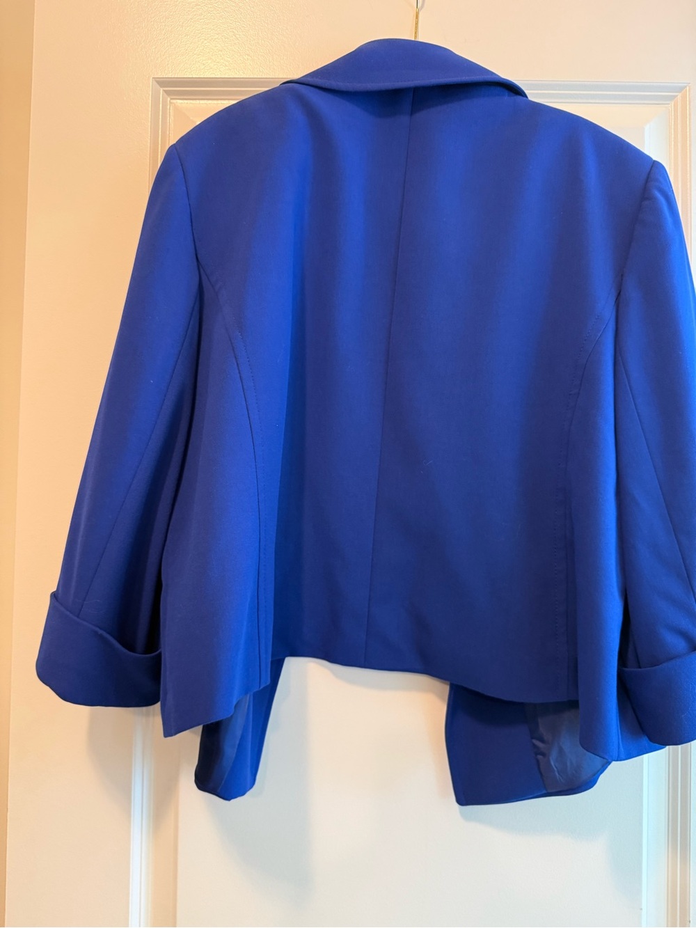 Tahari Women's Royal Blue Button Jacket - Picture 6 of 6